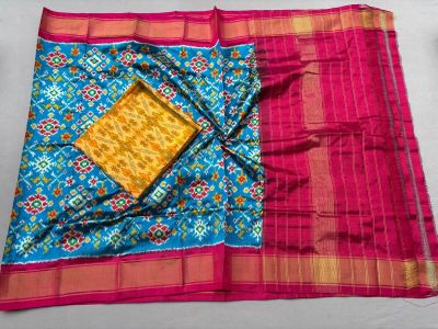 PSSISDST5Y21FSDC50- Ikat Silk dupatta with Ikat sico top
