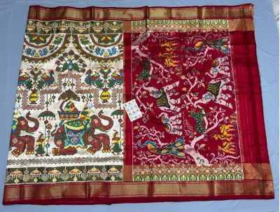 PPISIDSS5Y11SSDC04- Ikat silk saree
