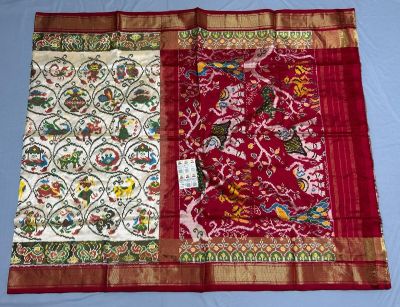 PPISIDSS5Y11SSDC03- Ikat silk saree