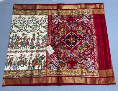 PPISIDSS5Y11SSDC02- Ikat silk saree