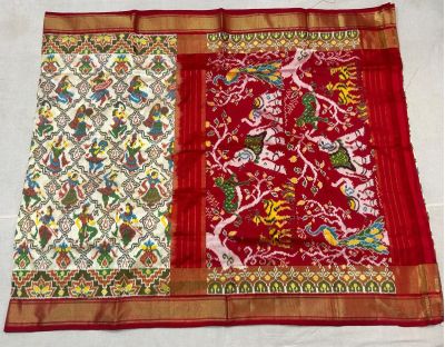 PPISIDSS5Y11SSDC15- Ikat silk saree