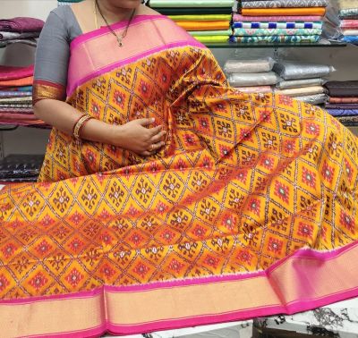 PSRHIDSS5A09NSCD04- Ikat silk saree