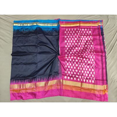 PGMRILWS5Y03XECD03- light weight Ikat silk saree