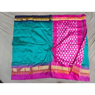 PGMRILWS5Y03XECD14- light weight Ikat silk saree