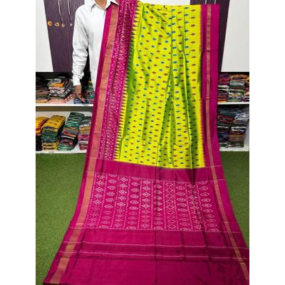 PSRGILWS5Y04XZCC46- light weight Ikat silk saree