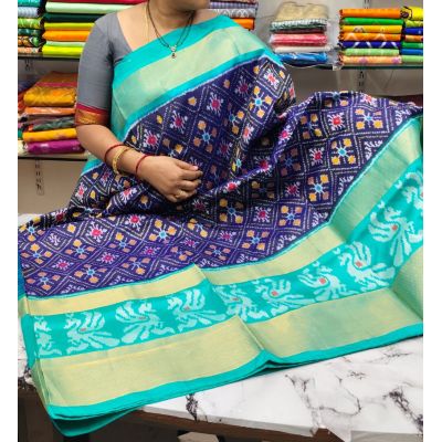 PSRHIDSS5A09NSCD12- Ikat silk saree