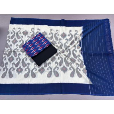 PSSIC3PS5Y02IZSC38- Double ikat cotton salwar set
