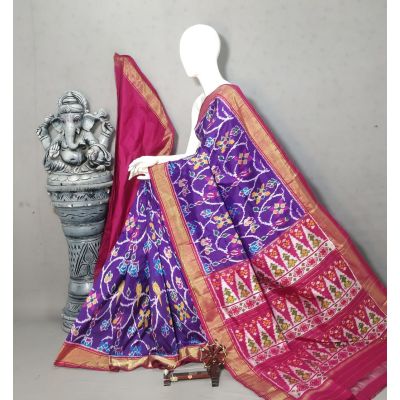 PALUIDSS5Y02ISDC03- Ikat silk saree