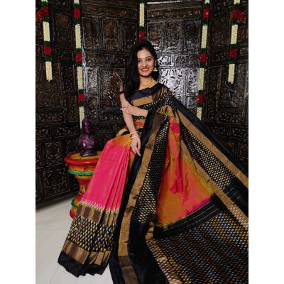 PALUIDSS5Y03TSDC04- Ikat silk saree