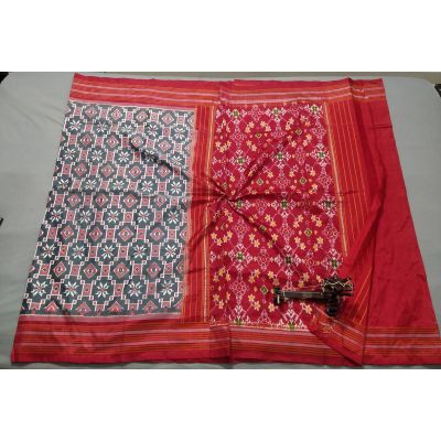 PALUIDSS5Y06BSCD12- Ikat silk saree