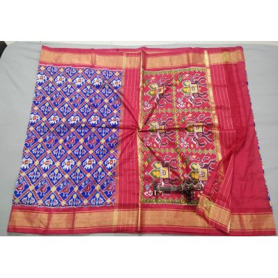 PALUIDSS5Y06BSCD20- Ikat silk saree