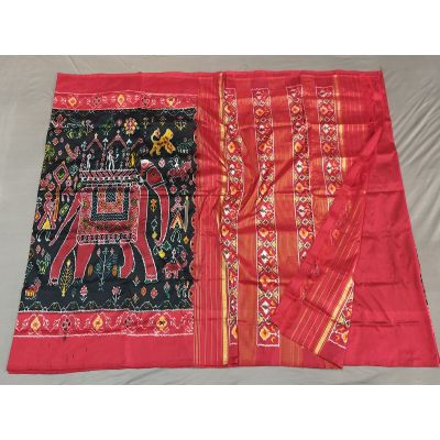 PGMRIDSS5Y02ZDCD06- Ikat silk saree