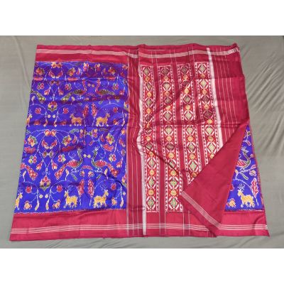 PGMRIDSS5Y02ZDCD11- Ikat silk saree