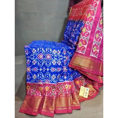 PGMRIDSS5Y06BBDC16- Ikat silk saree