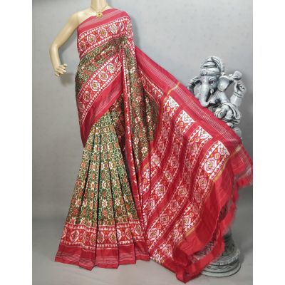 PRIHIDSS5Y05BTCC19- Ikat silk saree