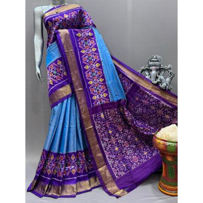 PSNTIDSS5Y03NDCD21- Ikat silk saree