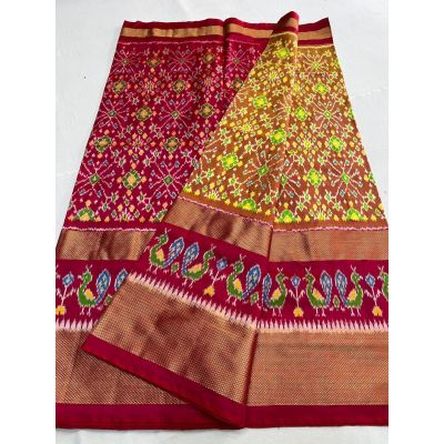 PSNTIDSS5Y03NDCD23- Ikat silk saree