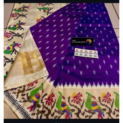 PGMRIDSS5Y09NSDD08- Ikat silk saree