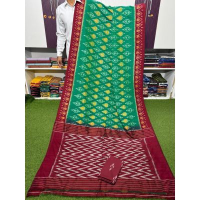PSRGICTS5Y11INDC09- Ikat cotton saree