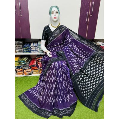 PSRGICTS5Y11INDC17- Ikat cotton saree