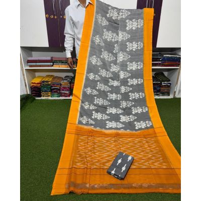 PSRGICTS5Y11INDC27- Ikat cotton saree