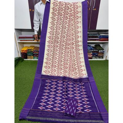 PSRGICTS5Y11INDC37- Ikat cotton saree