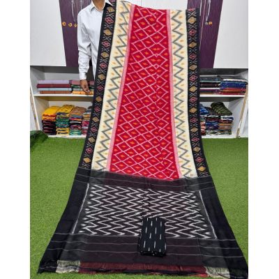PSRGICTS5Y11INDC41- Ikat cotton saree