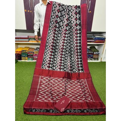 PSRGICTS5Y11INDC69- Ikat cotton saree