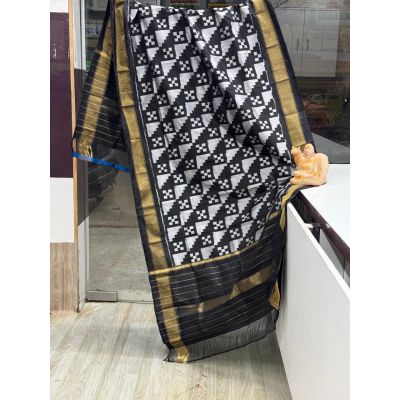 PSRGISDP5Y08ZNCD14- Ikat Silk dupatta