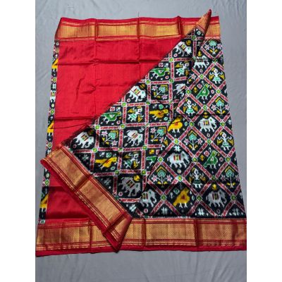 PSSIFSLG5Y10SZDC50- Free Size Ikat Silk Lehenga