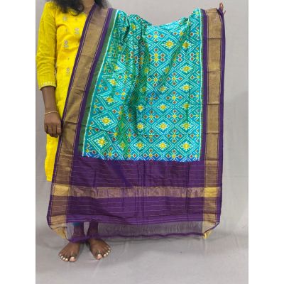 PSSIISDP5Y09ECCD12- Ikat Silk dupatta