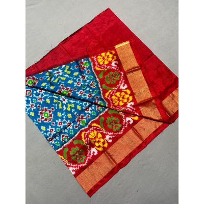 PSSIZSLG5Y08IBDC11- Zero Size Ikat Silk Lehenga