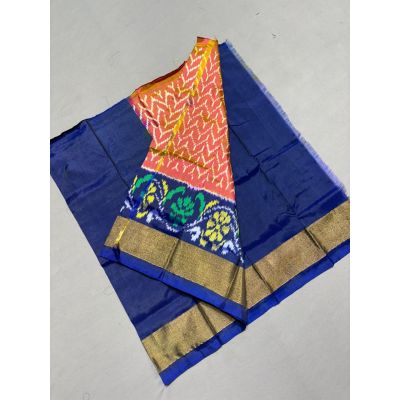 PSSIZSLG5Y08IBDC16- Zero Size Ikat Silk Lehenga
