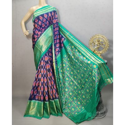 PURRKBIP5Y09DECD23- Kanchi border Ikat silk saree