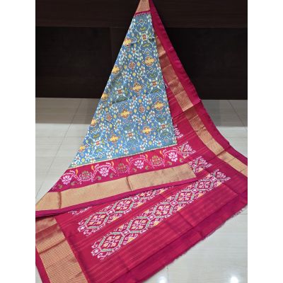 PANHIDSS5Y11BNCC28- Ikat silk saree