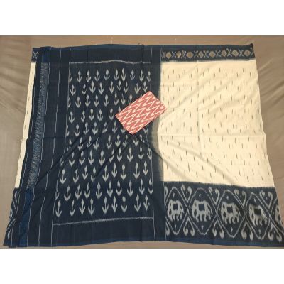 PGMRICTS5Y12INCD32- Ikat cotton saree