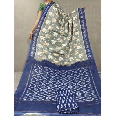 PGMRICTS5Y12INCD49- Ikat cotton saree