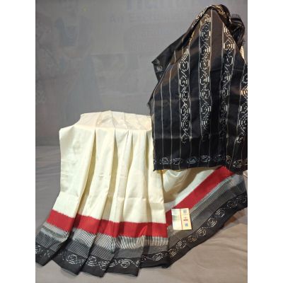 PGMRIDSS5Y12BXDC06- Ikat silk saree