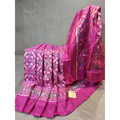 PGMRIDSS5Y12BXDC24- Ikat silk saree