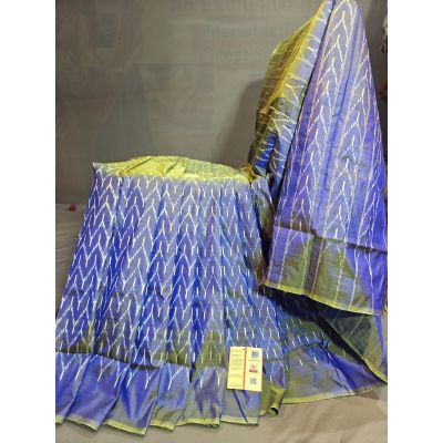PGMRILWS5Y12XEDC05- light weight Ikat silk saree