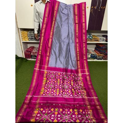 PSRGIDSS5Y10TZDC24- Ikat silk saree