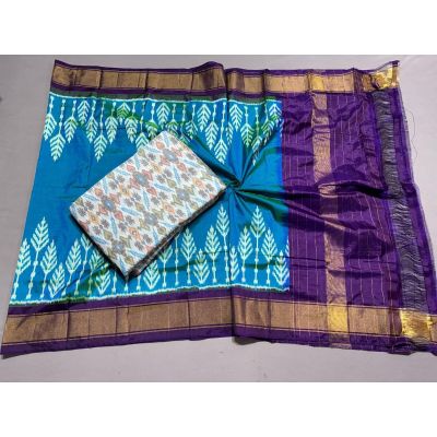 PSSISDST5Y21FSDC15- Ikat Silk dupatta with Ikat sico top