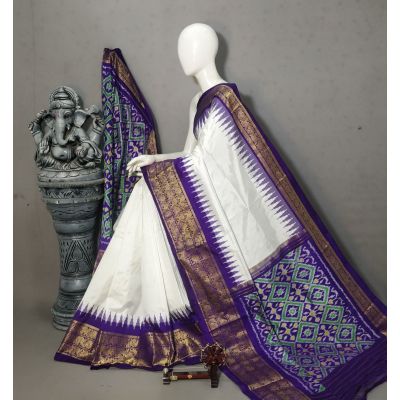 PALUIDSS5Y20NSCD10- Ikat silk saree