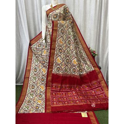 PASKIDSS5Y20DBDC04- Ikat silk saree
