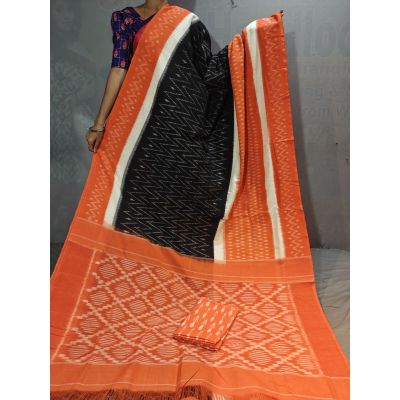 PGMRICTS5Y31INDC11- Ikat cotton saree