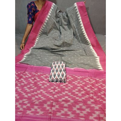 PGMRICTS5Y31INDC27- Ikat cotton saree