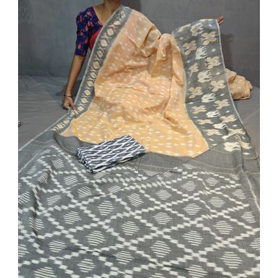 PGMRICTS5Y31INDC49- Ikat cotton saree