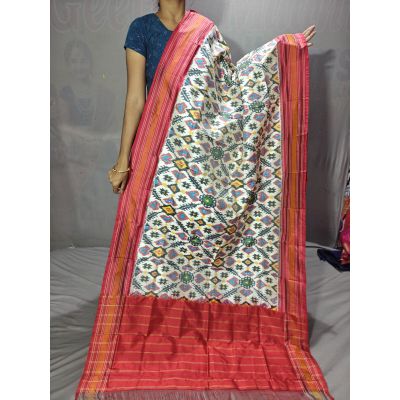 PGMRISDP5Y19ECDC36- Ikat Silk dupatta