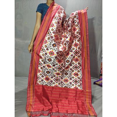 PGMRISDP5Y19ECDC72- Ikat Silk dupatta