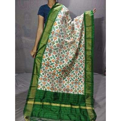 PGMRISDP5Y19ECDC73- Ikat Silk dupatta